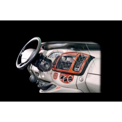 Консоль Renault Trafic Vivaro, шпон красного дерева 2001-2006 гг., 6 шт.