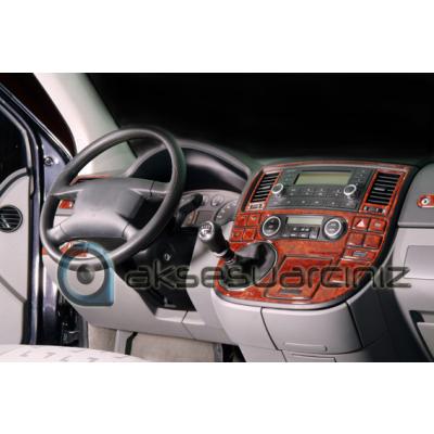 Volkswagen T5 Multivan Konsol-Torpido Kaplama 2003-2009 22 Parça