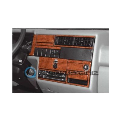 Консоль Volkswagen Transporter T4, шпон красного дерева 1990-1995 гг., 27 шт.